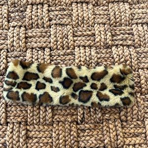 Leopard Print Faux Fur Headband
